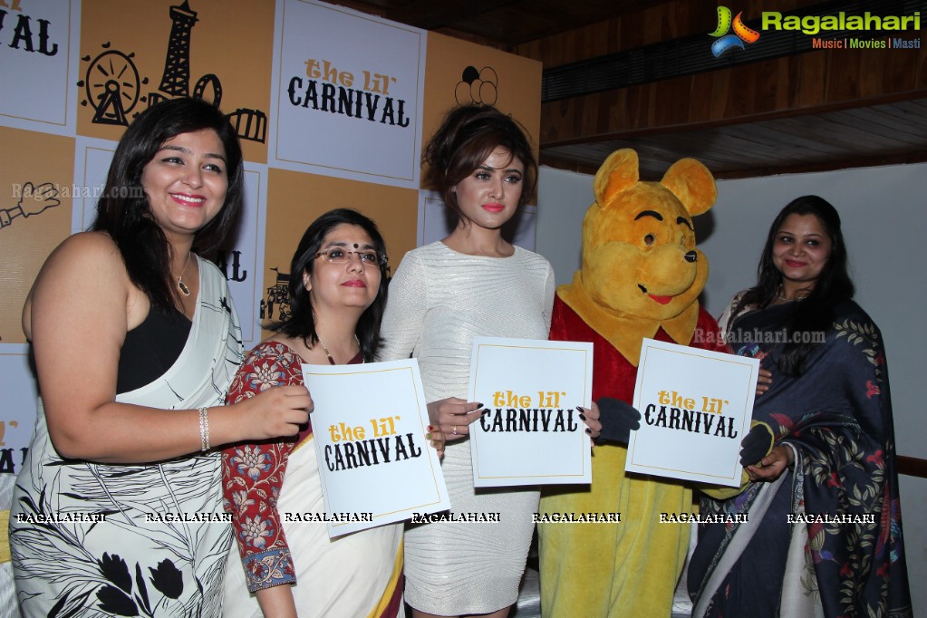 Sony Charishta launches the Logo of The Lil' Carnival, Hyderabad