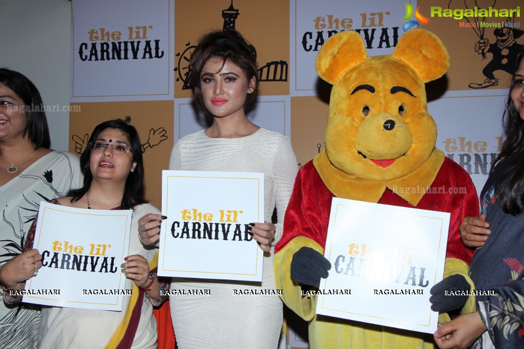 Sony Charishta launches the Logo of The Lil' Carnival, Hyderabad