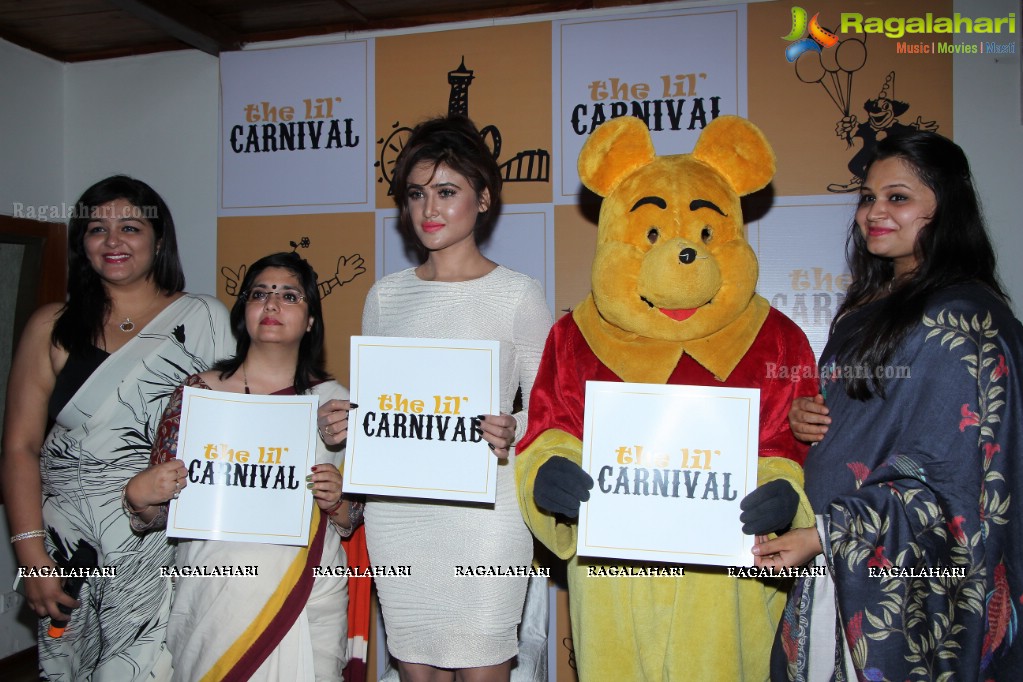 Sony Charishta launches the Logo of The Lil' Carnival, Hyderabad