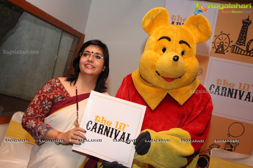Sony Charishta launches the Logo of The Lil' Carnival, Hyderabad
