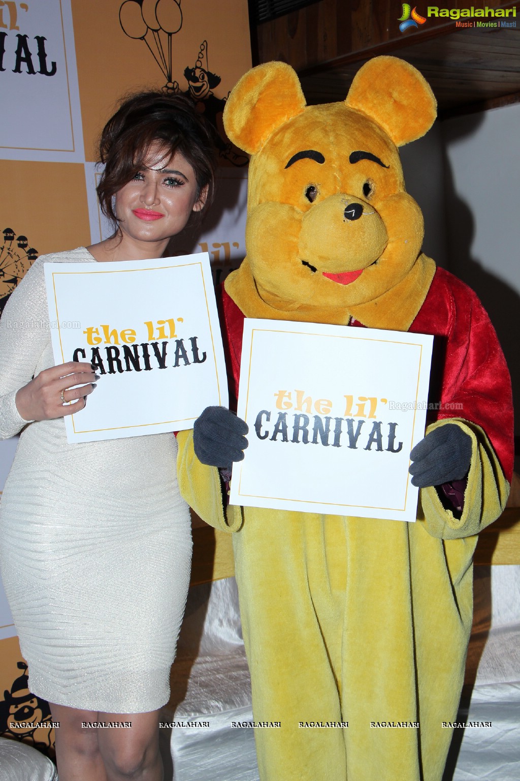 Sony Charishta launches the Logo of The Lil' Carnival, Hyderabad