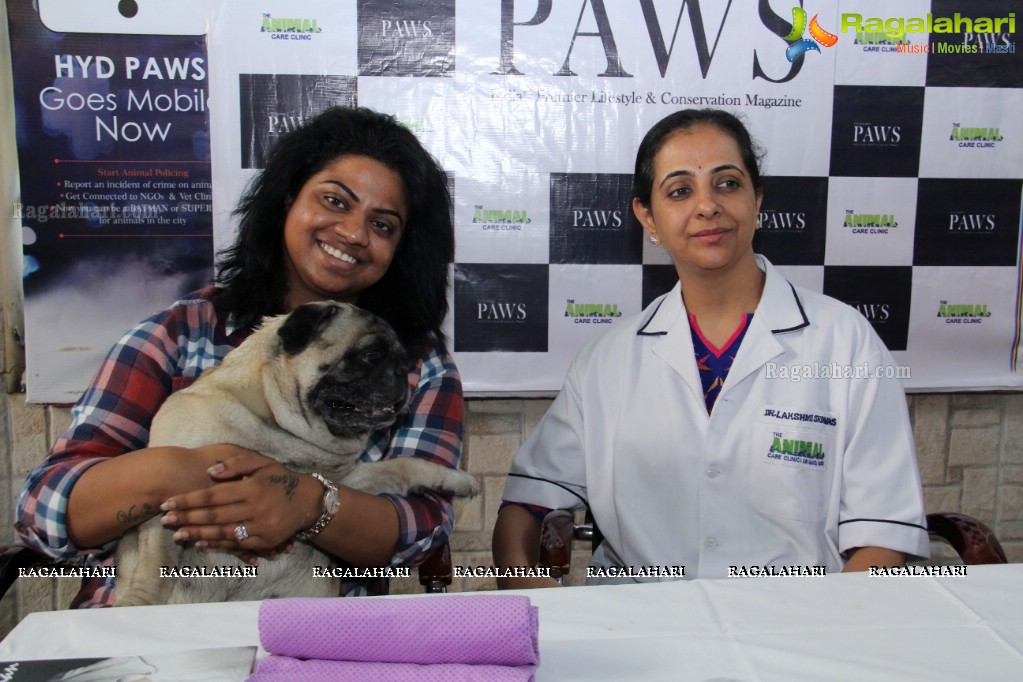 Hyderabad Paws Organizes A Talk On Tick Fever in Dogs - Shailaja of Paws and Dr.Lakshmi Interacts with Media