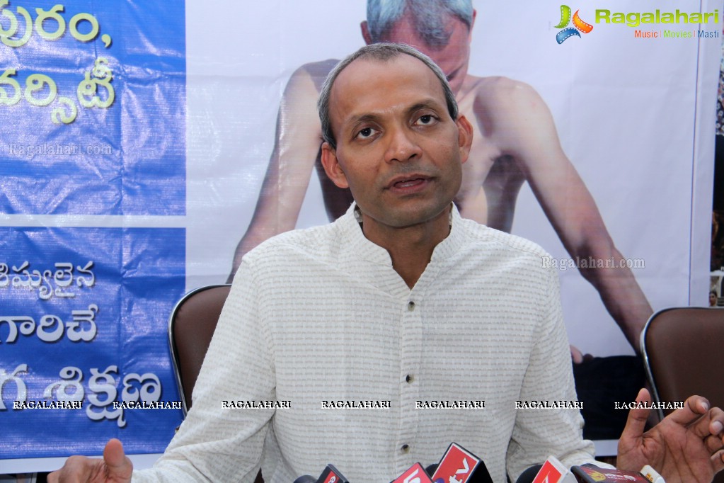 Traditional Yoga India Press Meet at Taj Banjara, Hyderabad