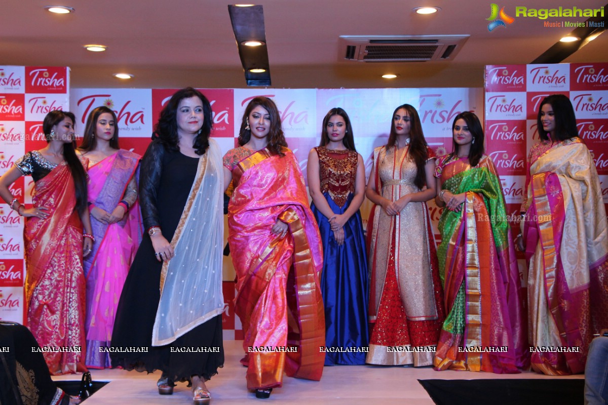 Grand Fashion Show at Pre-Launch Celebrations of Trisha Exclusive Showroom in Hyderabad