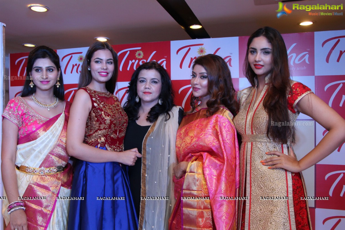 Grand Fashion Show at Pre-Launch Celebrations of Trisha Exclusive Showroom in Hyderabad