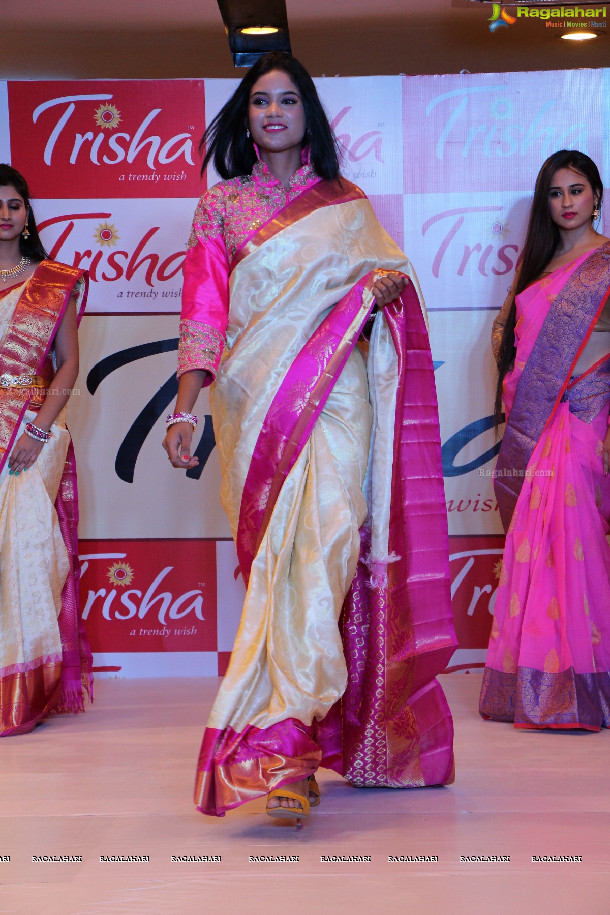 Grand Fashion Show at Pre-Launch Celebrations of Trisha Exclusive Showroom in Hyderabad