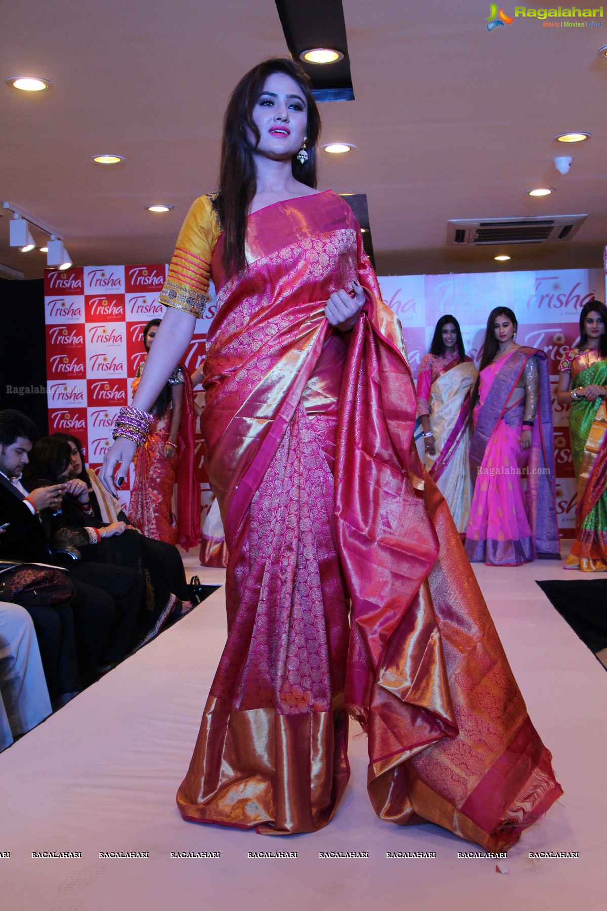 Grand Fashion Show at Pre-Launch Celebrations of Trisha Exclusive Showroom in Hyderabad