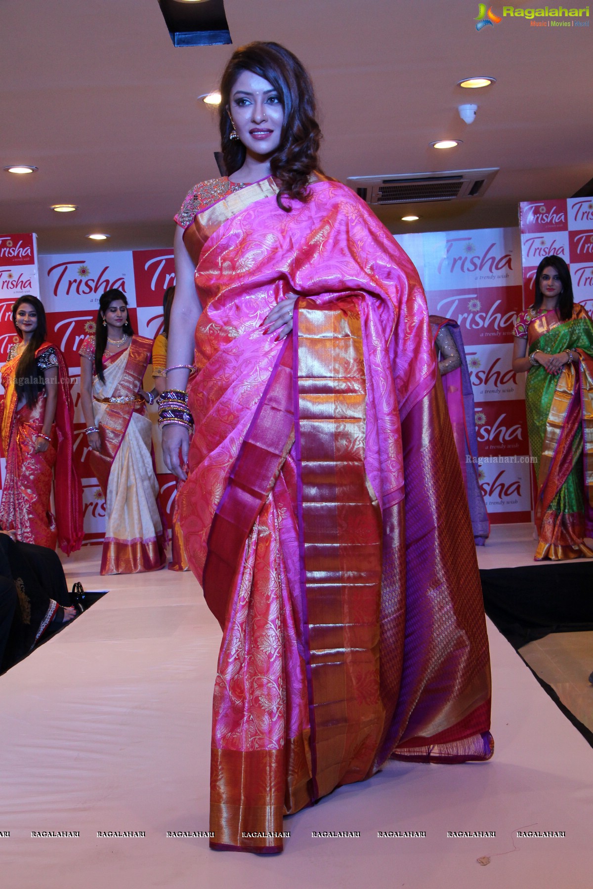 Grand Fashion Show at Pre-Launch Celebrations of Trisha Exclusive Showroom in Hyderabad