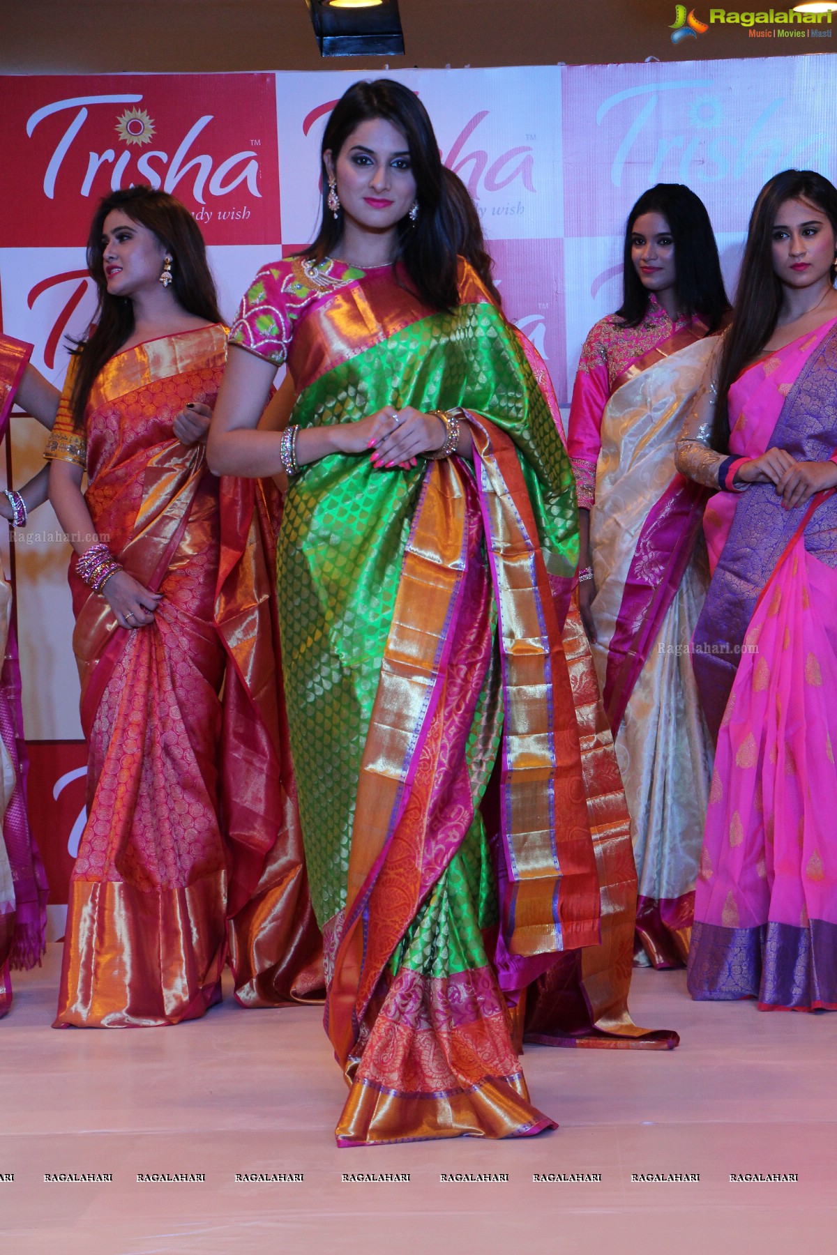 Grand Fashion Show at Pre-Launch Celebrations of Trisha Exclusive Showroom in Hyderabad