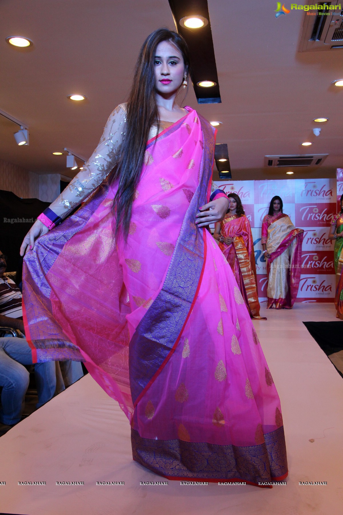 Grand Fashion Show at Pre-Launch Celebrations of Trisha Exclusive Showroom in Hyderabad