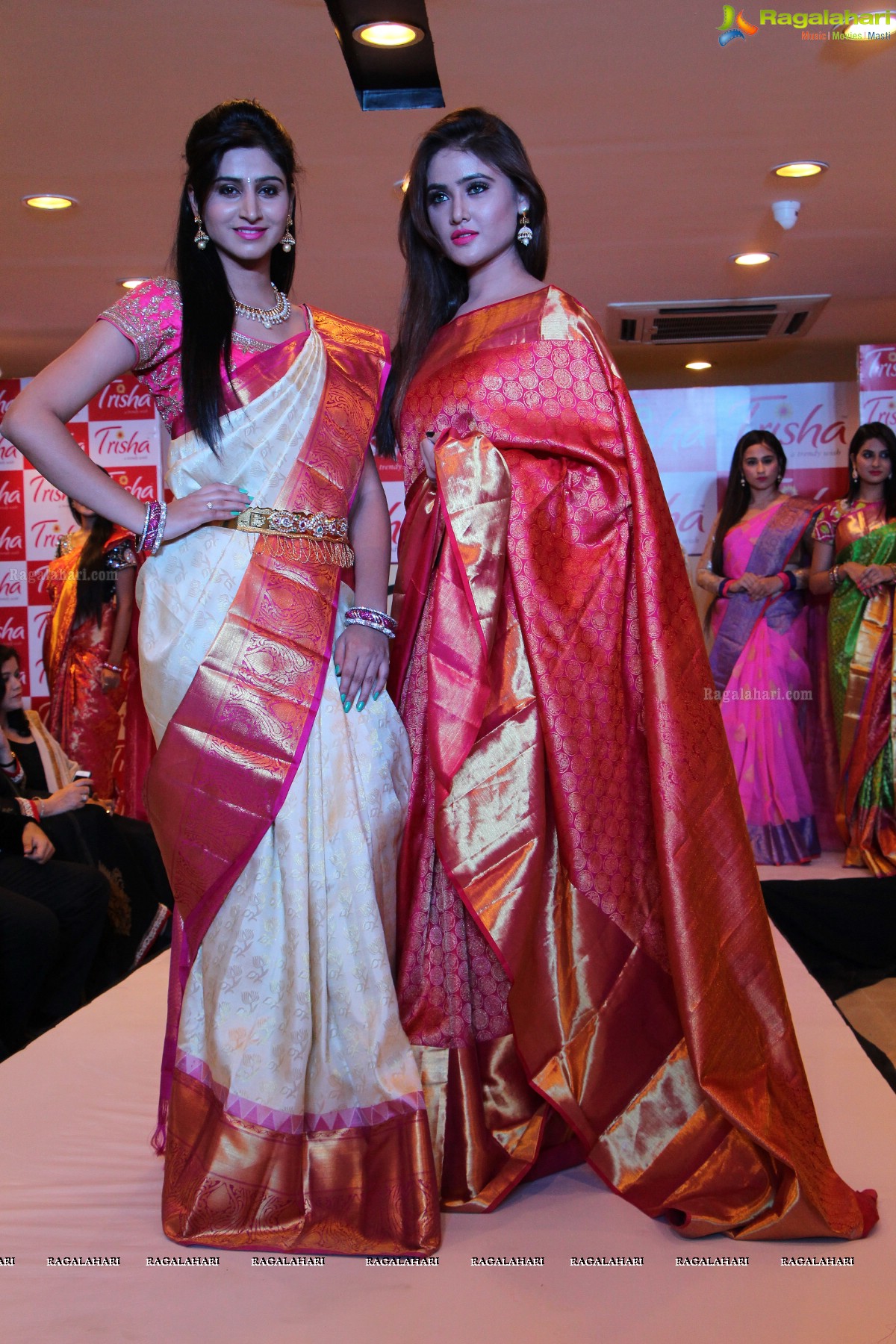 Grand Fashion Show at Pre-Launch Celebrations of Trisha Exclusive Showroom in Hyderabad