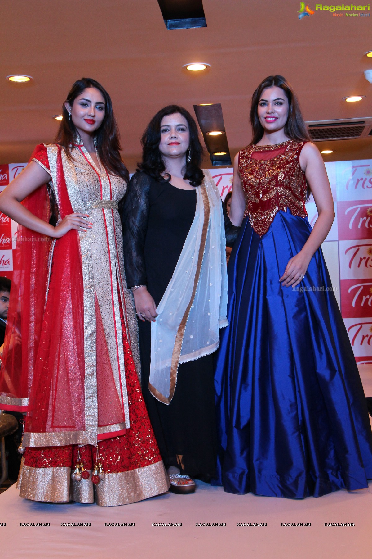 Grand Fashion Show at Pre-Launch Celebrations of Trisha Exclusive Showroom in Hyderabad