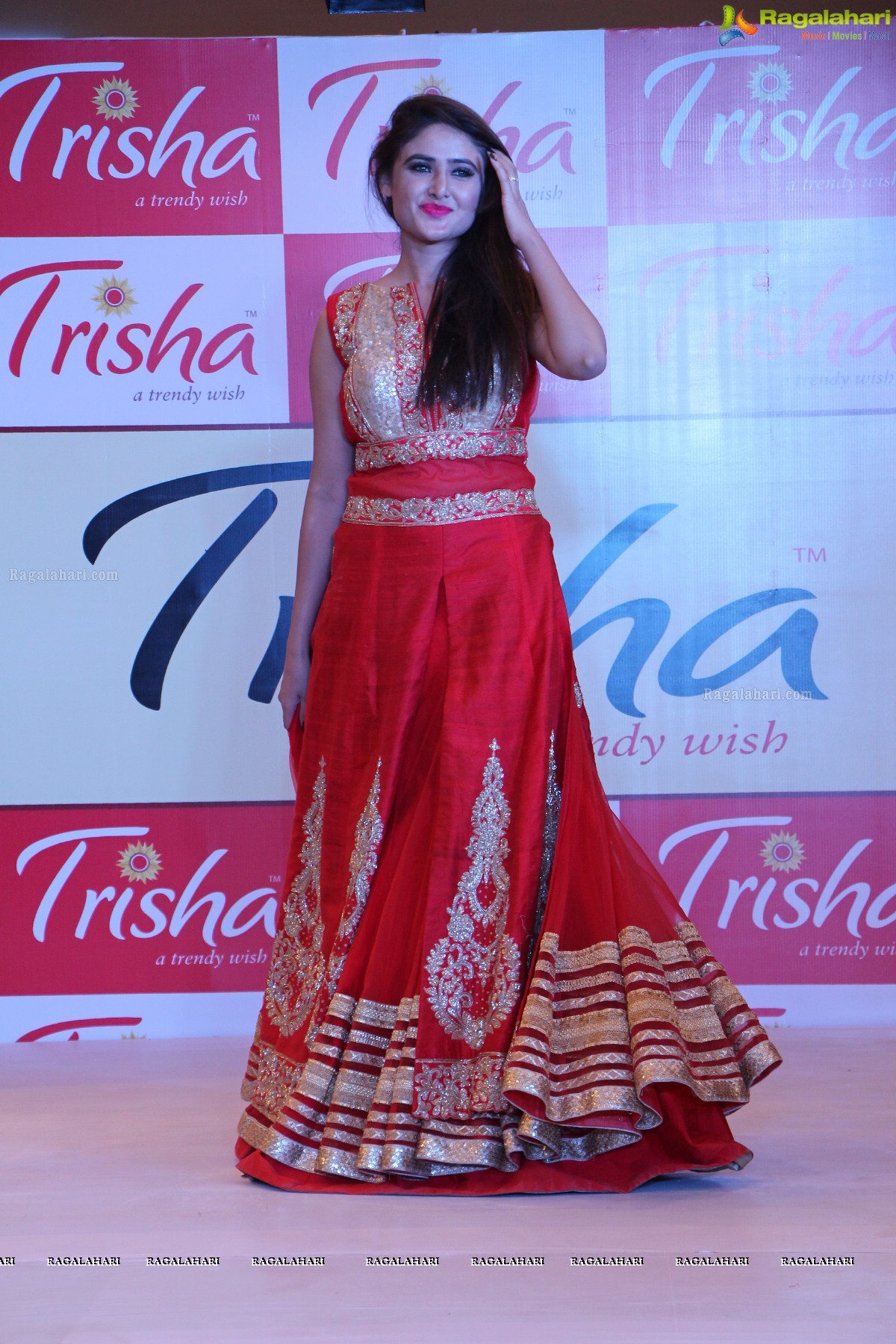 Grand Fashion Show at Pre-Launch Celebrations of Trisha Exclusive Showroom in Hyderabad