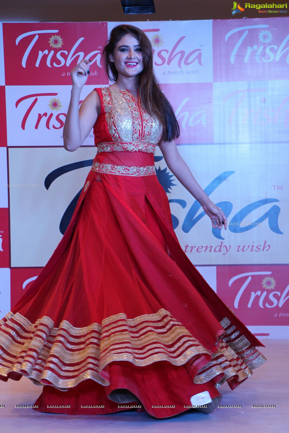 Grand Fashion Show at Pre-Launch Celebrations of Trisha Exclusive Showroom in Hyderabad