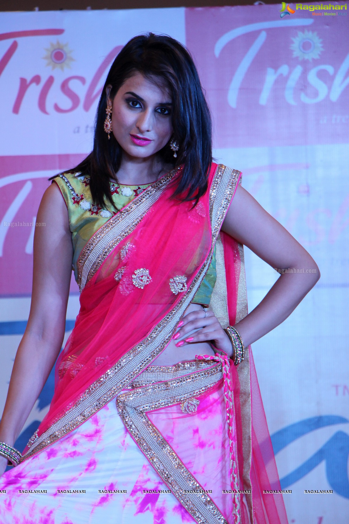 Grand Fashion Show at Pre-Launch Celebrations of Trisha Exclusive Showroom in Hyderabad