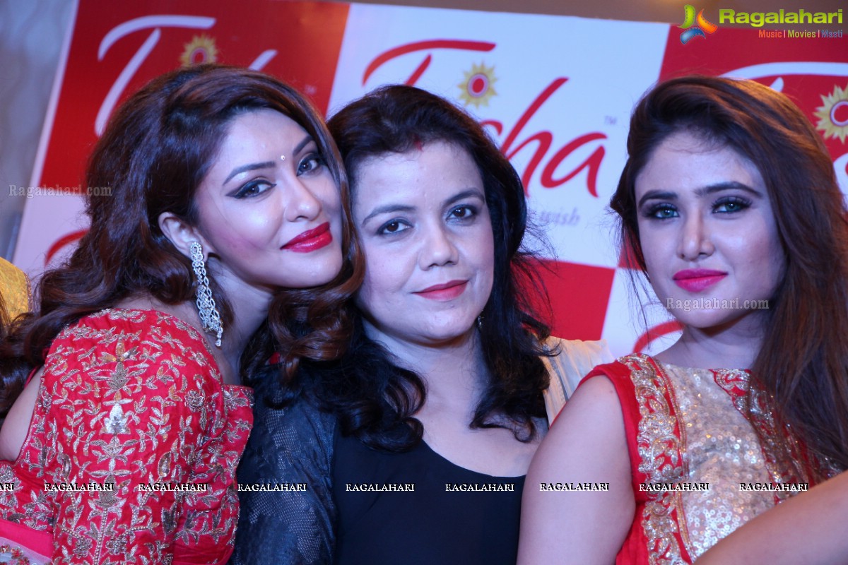 Grand Fashion Show at Pre-Launch Celebrations of Trisha Exclusive Showroom in Hyderabad