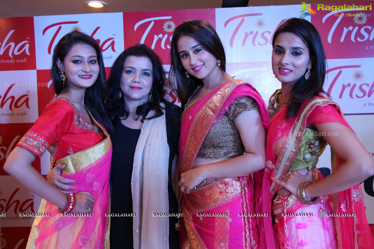 Grand Fashion Show at Pre-Launch Celebrations of Trisha Exclusive Showroom in Hyderabad