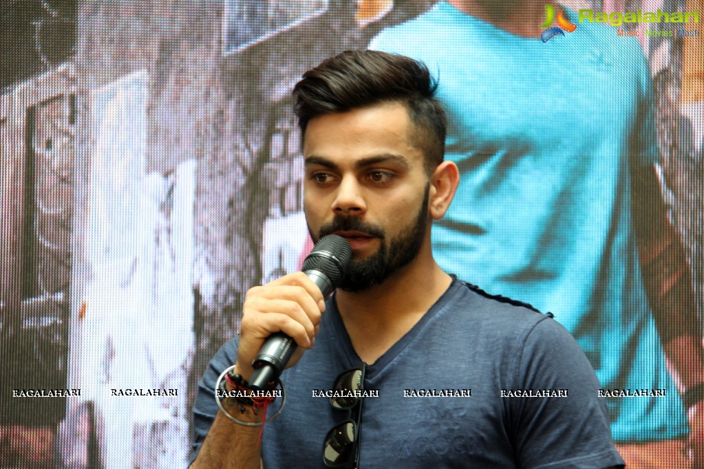 WROGN Flagship Store Launch by Virat Kohli at Forum Sujana Mall, Hyderabad