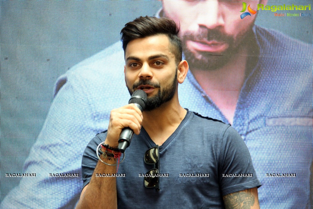 WROGN Flagship Store Launch by Virat Kohli at Forum Sujana Mall, Hyderabad