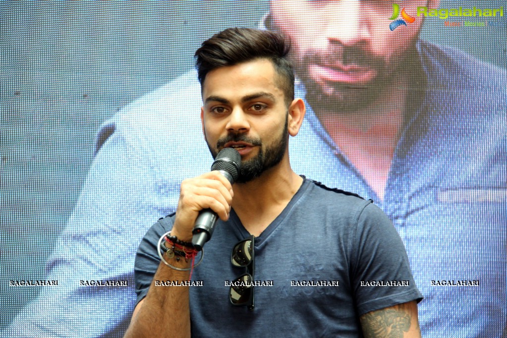 WROGN Flagship Store Launch by Virat Kohli at Forum Sujana Mall, Hyderabad