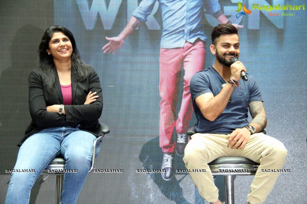 WROGN Flagship Store Launch by Virat Kohli at Forum Sujana Mall, Hyderabad