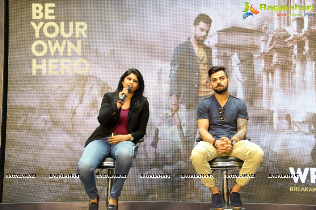 WROGN Flagship Store Launch by Virat Kohli at Forum Sujana Mall, Hyderabad