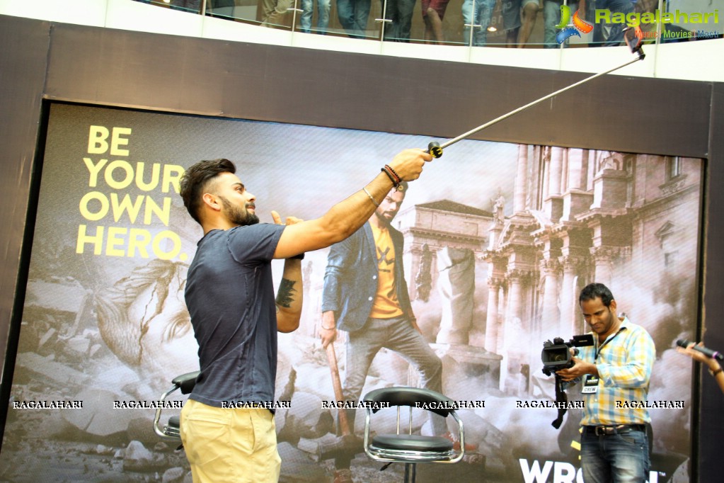 WROGN Flagship Store Launch by Virat Kohli at Forum Sujana Mall, Hyderabad