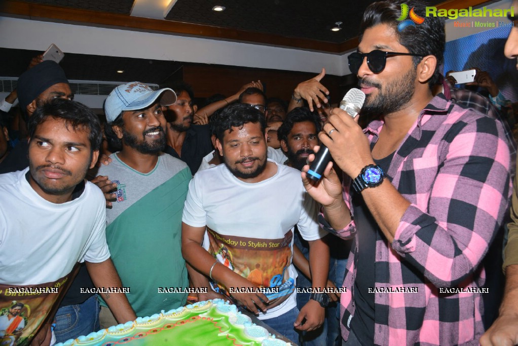 Allu Arjun Birthday Celebrations at FNCC