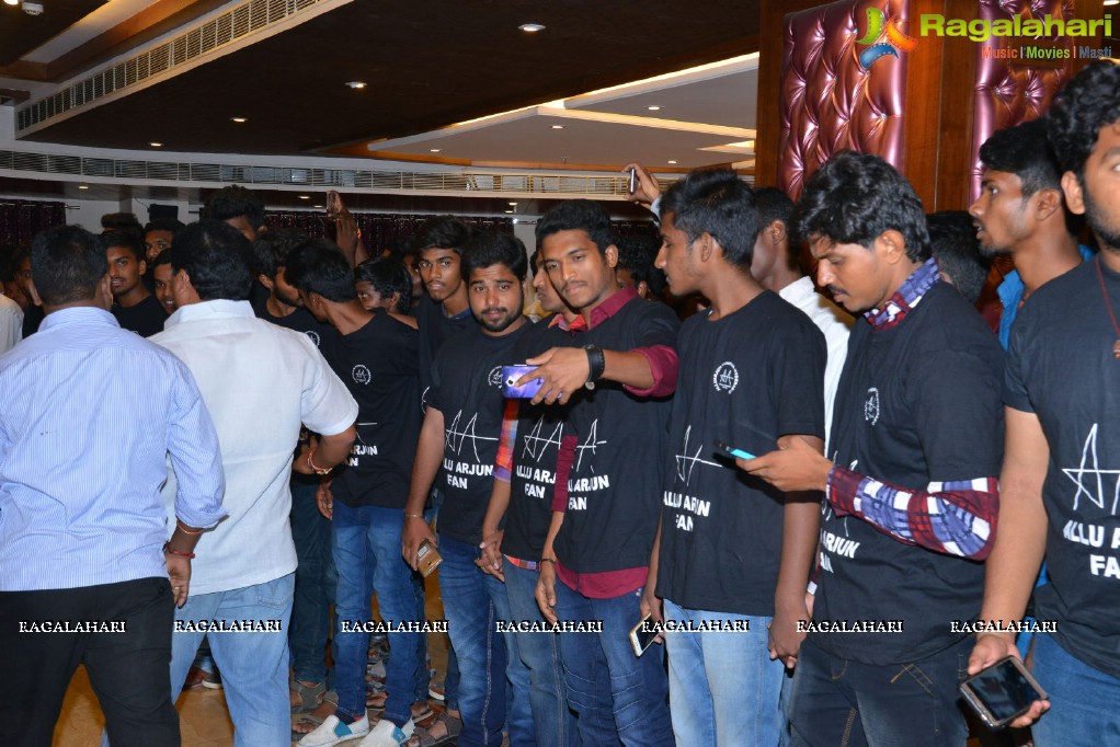 Allu Arjun Birthday Celebrations at FNCC