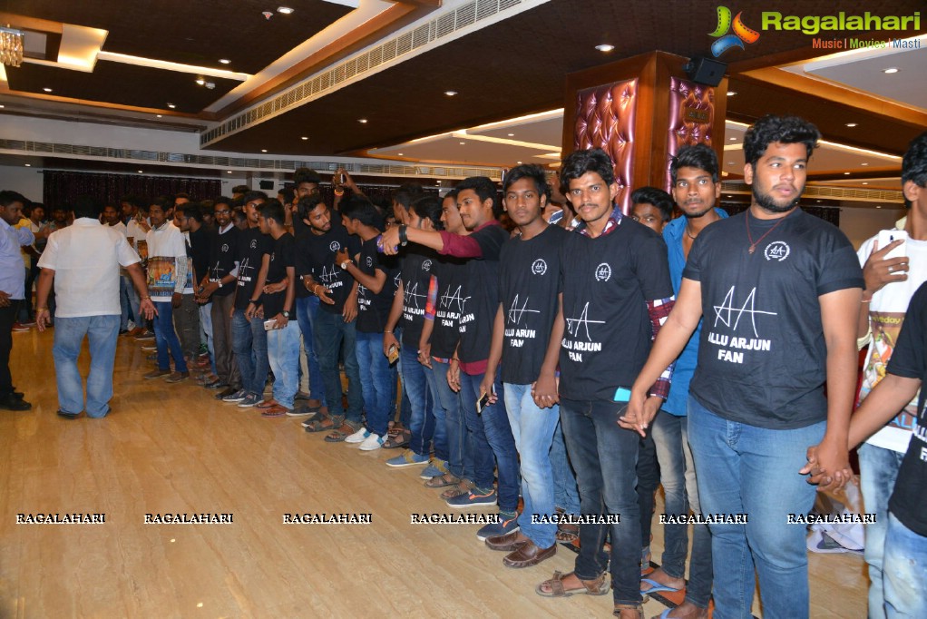 Allu Arjun Birthday Celebrations at FNCC