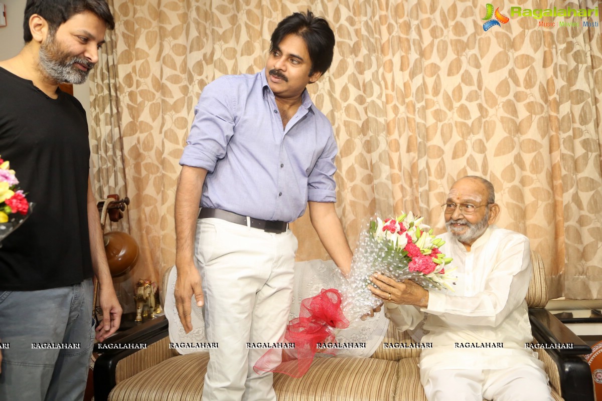 Pawan Kalyan meets K Vishwanath