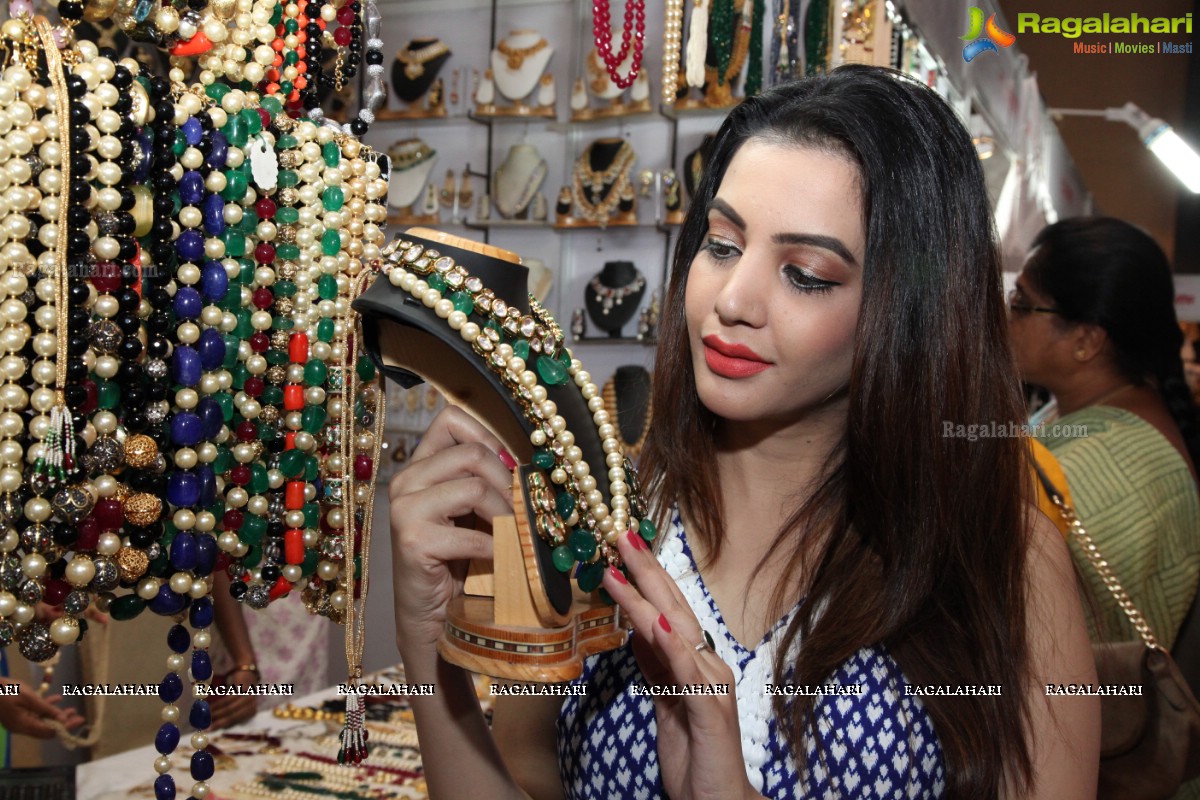 Diksha Panth inagurates Sashi Nahata's Akritti Elite Exhibition & Sale (April 2017) at Park Hyatt, Hyderabad