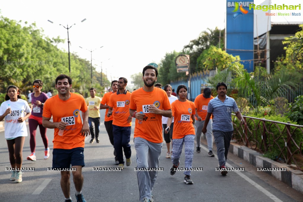 5K Run to Fight Malaria by Welltech Foundation at People's Plaza, Necklace Road, Hyderabad