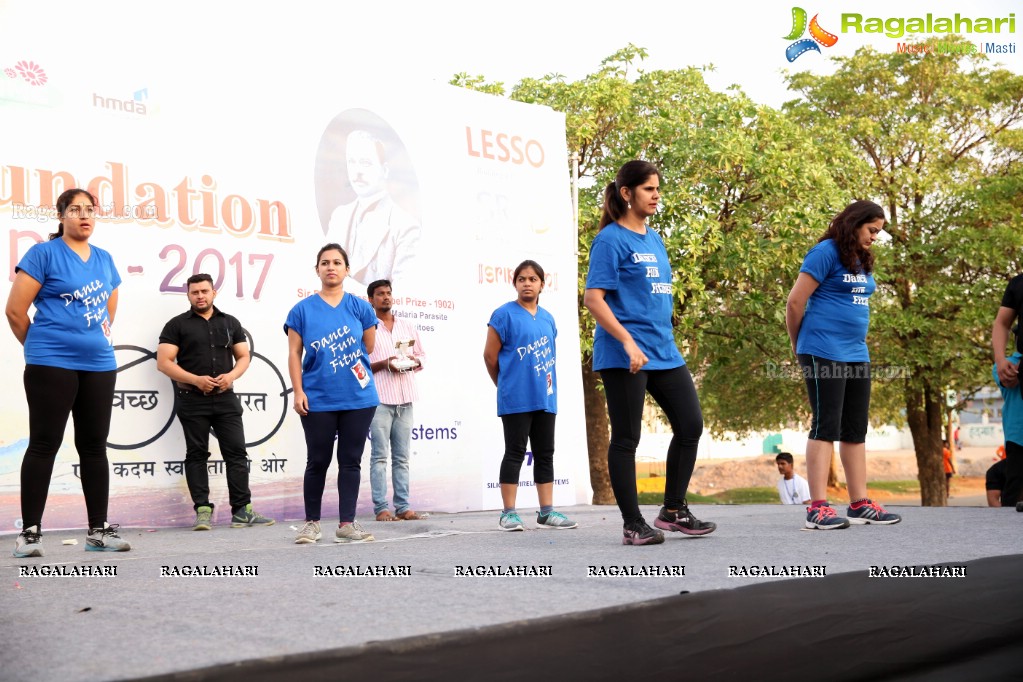 5K Run to Fight Malaria by Welltech Foundation at People's Plaza, Necklace Road, Hyderabad