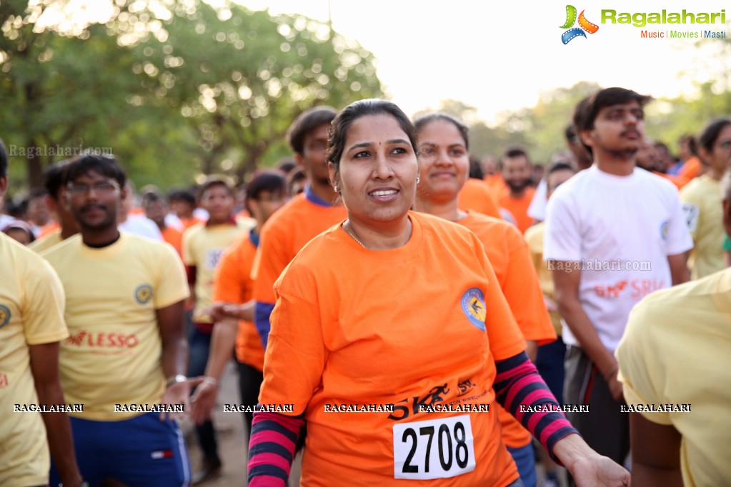 5K Run to Fight Malaria by Welltech Foundation at People's Plaza, Necklace Road, Hyderabad