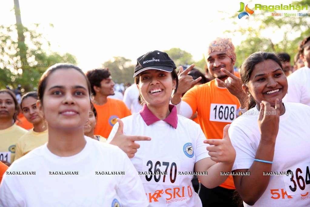 5K Run to Fight Malaria by Welltech Foundation at People's Plaza, Necklace Road, Hyderabad