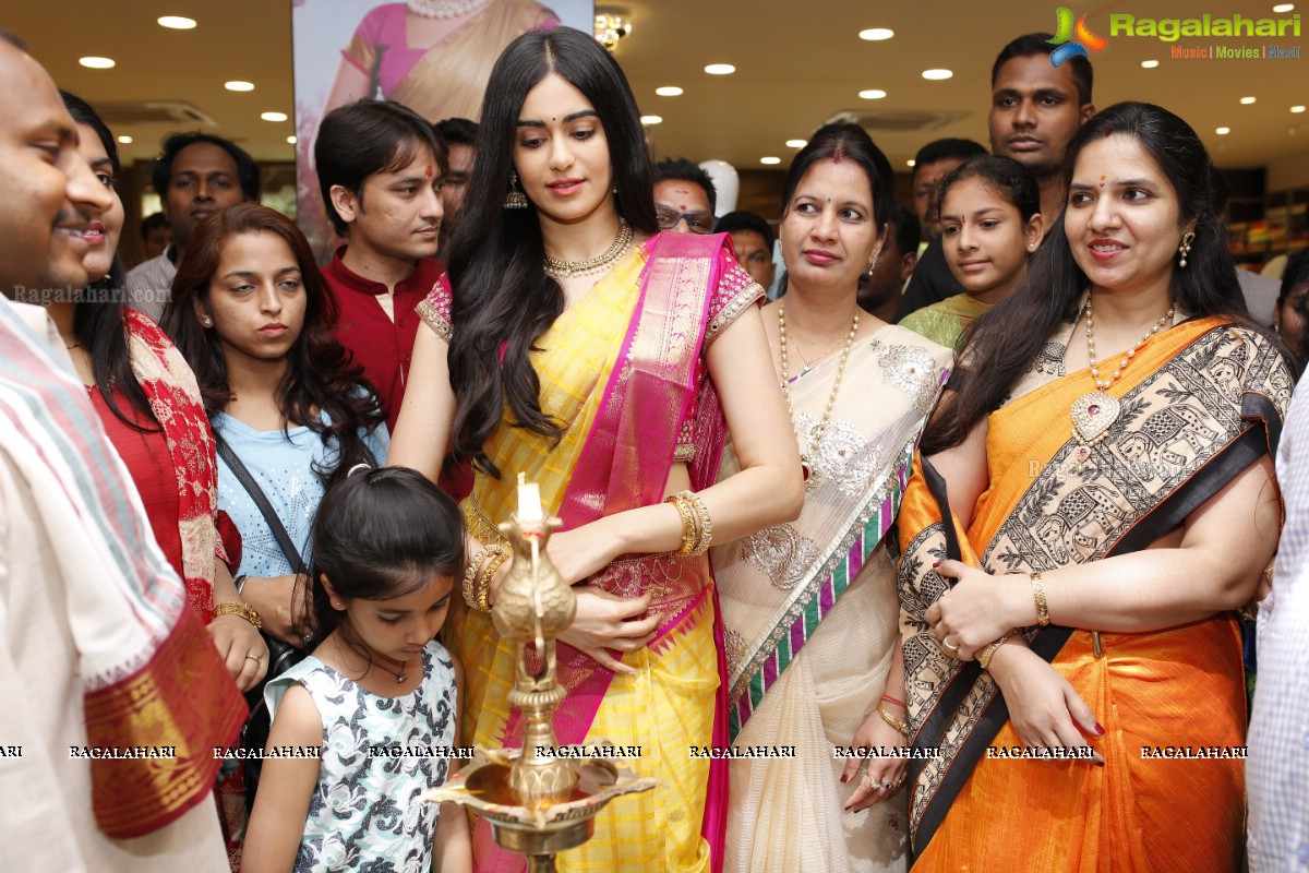 Adah Sharma Launches Saree Niketan