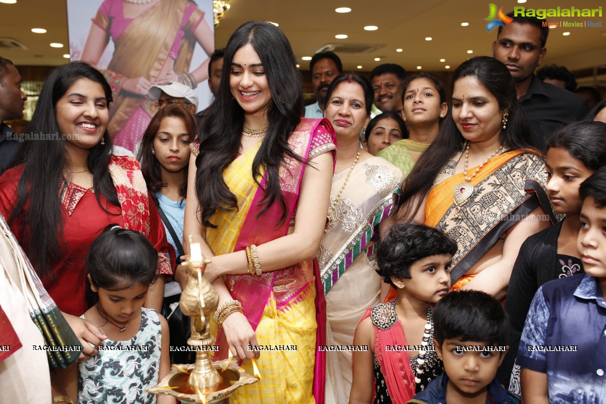Adah Sharma Launches Saree Niketan