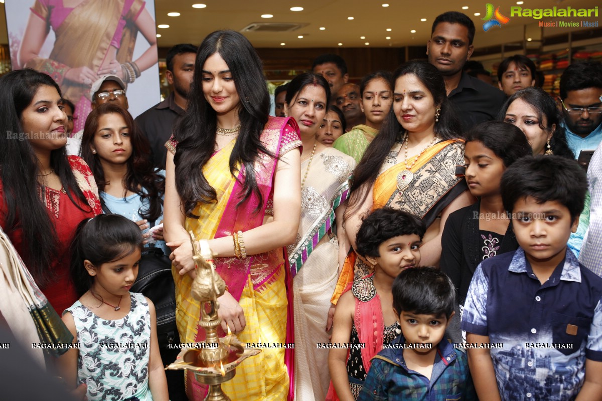 Adah Sharma Launches Saree Niketan