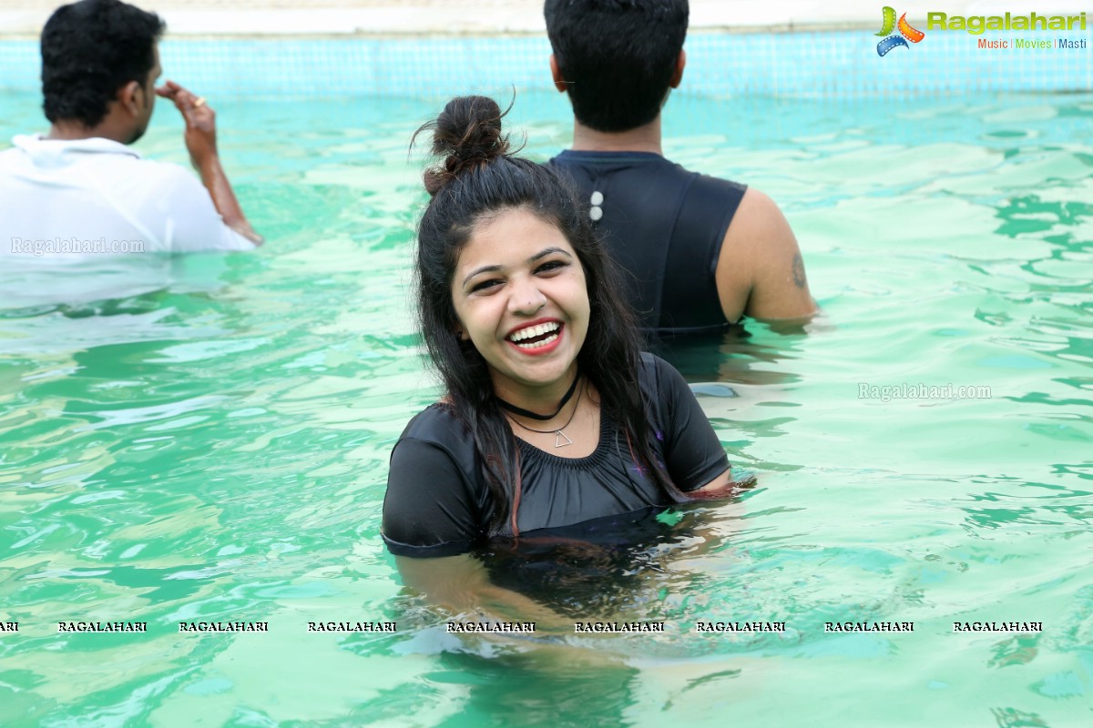 Aqua Zumba With Vijaya Tupurani at Water with Guest Instructor Shraddha Narayanan