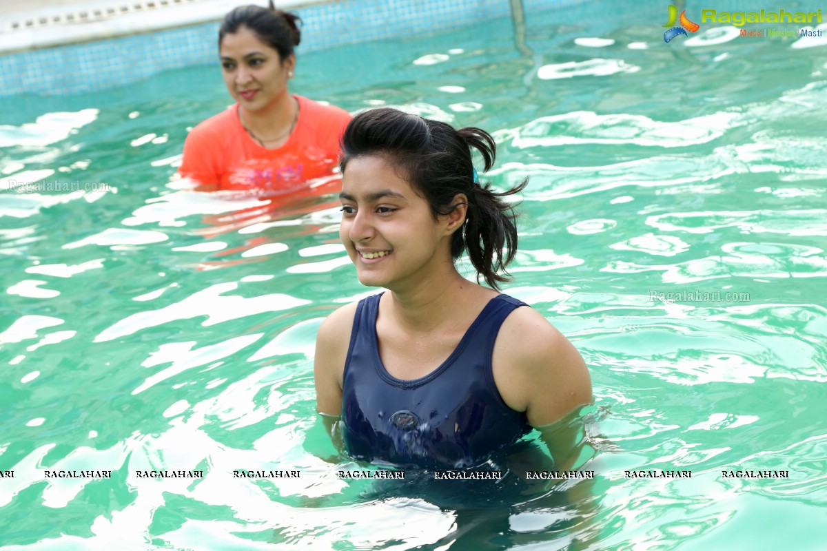 Aqua Zumba With Vijaya Tupurani at Water with Guest Instructor Shraddha Narayanan