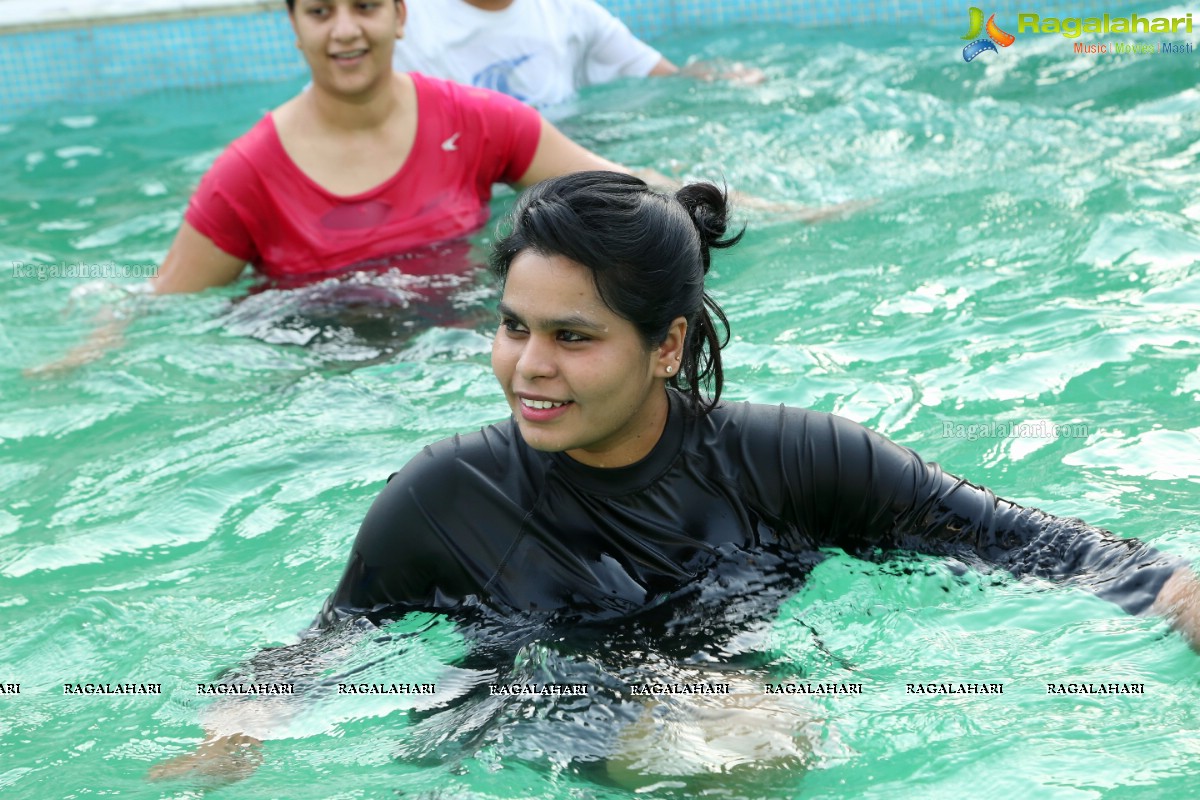 Aqua Zumba With Vijaya Tupurani at Water with Guest Instructor Shraddha Narayanan