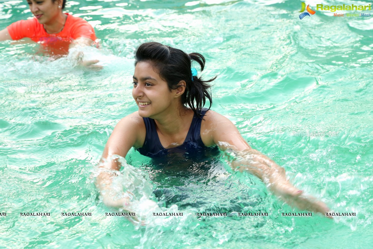 Aqua Zumba With Vijaya Tupurani at Water with Guest Instructor Shraddha Narayanan