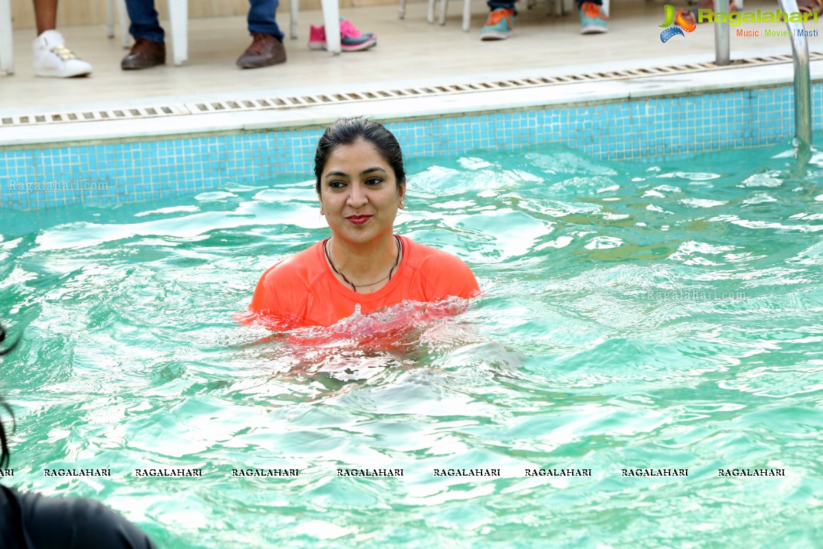 Aqua Zumba With Vijaya Tupurani at Water with Guest Instructor Shraddha Narayanan