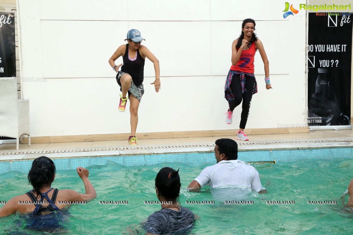 Aqua Zumba With Vijaya Tupurani at Water with Guest Instructor Shraddha Narayanan