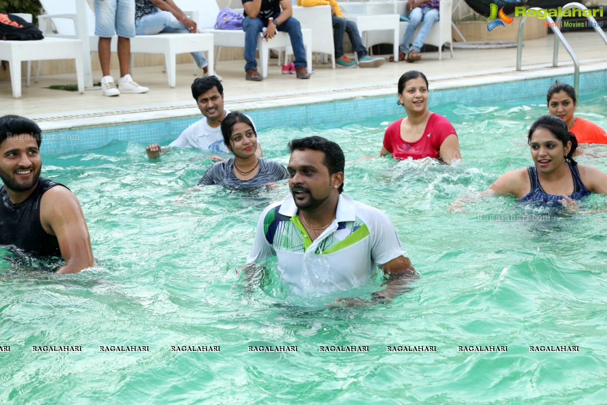 Aqua Zumba With Vijaya Tupurani at Water with Guest Instructor Shraddha Narayanan