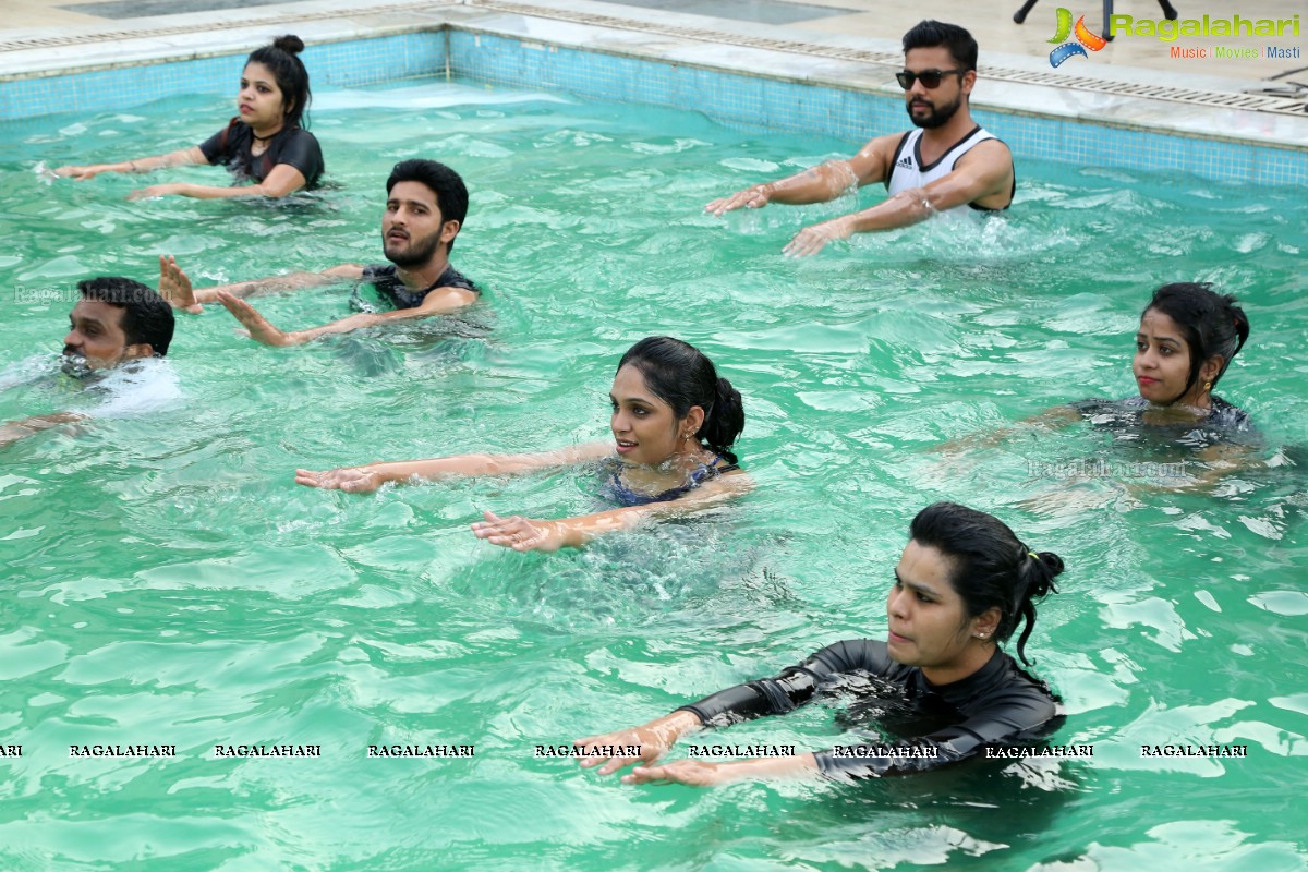 Aqua Zumba With Vijaya Tupurani at Water with Guest Instructor Shraddha Narayanan