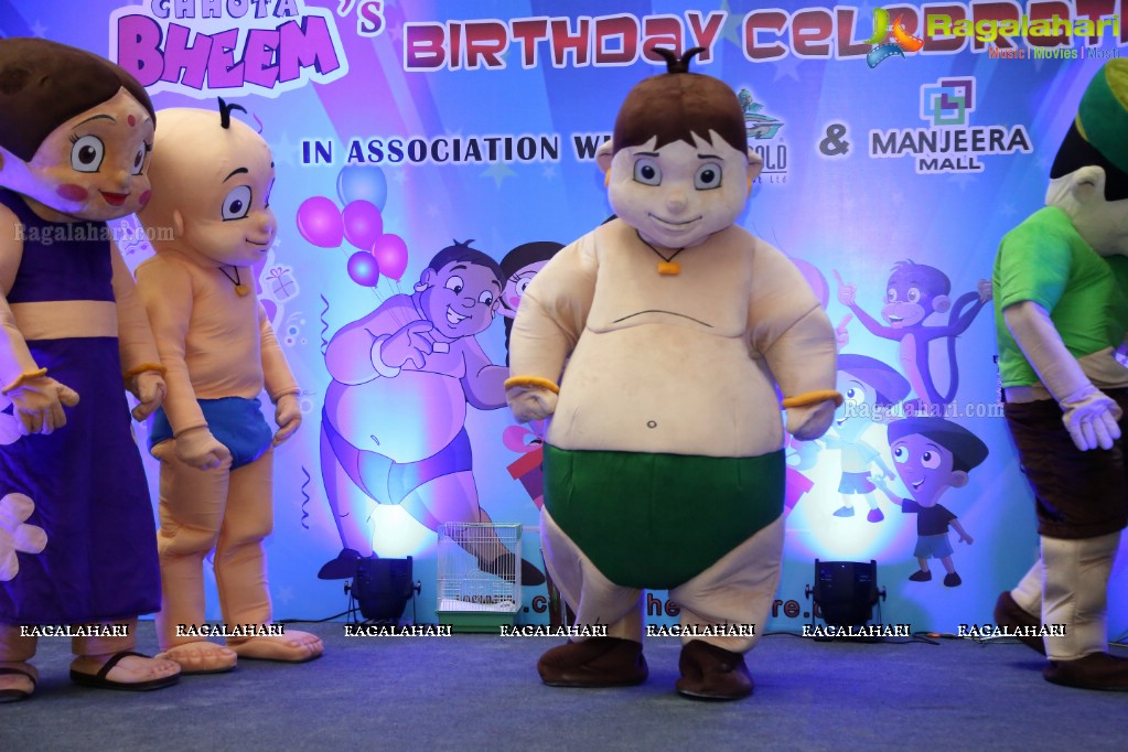 Chota Bheem Birthday Celebrations 2017 at Manjeera Mall, Kukatpally, Hyderabad