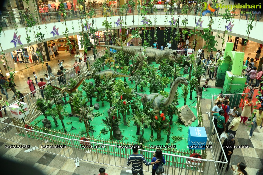 Agastya Jaiswal launches Dinosaur Park at Forum Sujana Mall