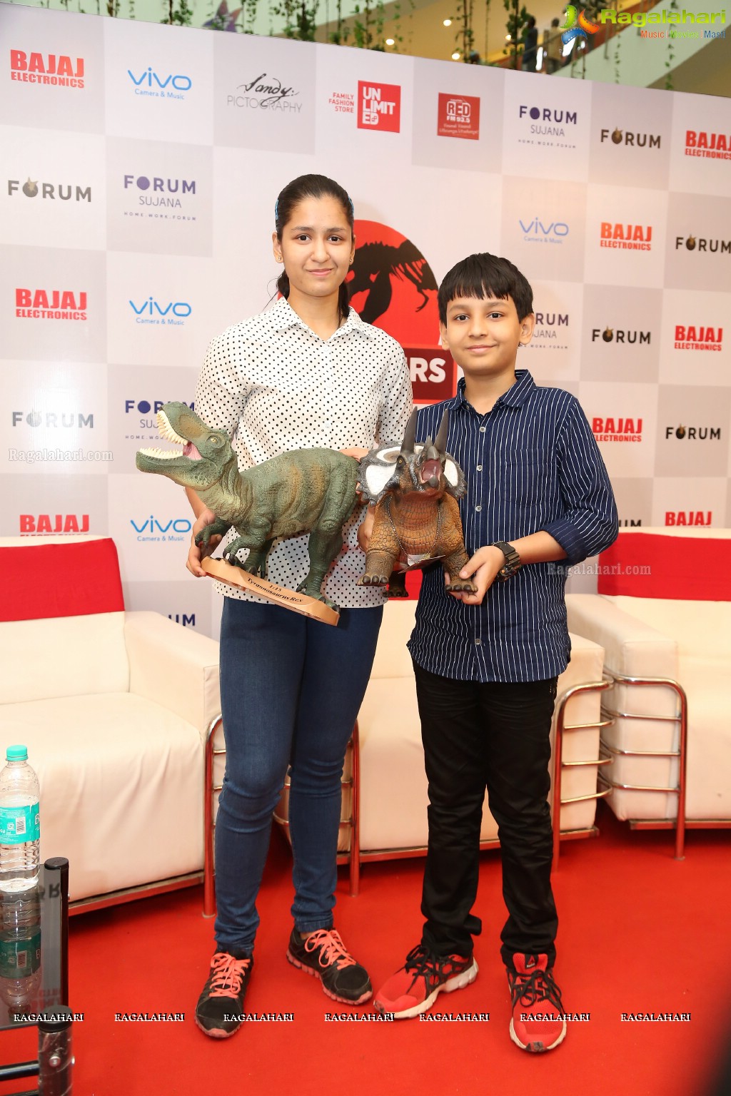 Agastya Jaiswal launches Dinosaur Park at Forum Sujana Mall